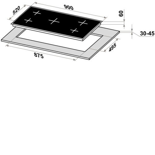 Варочная поверхность MAUNFELD CVI905SFBK Inverter