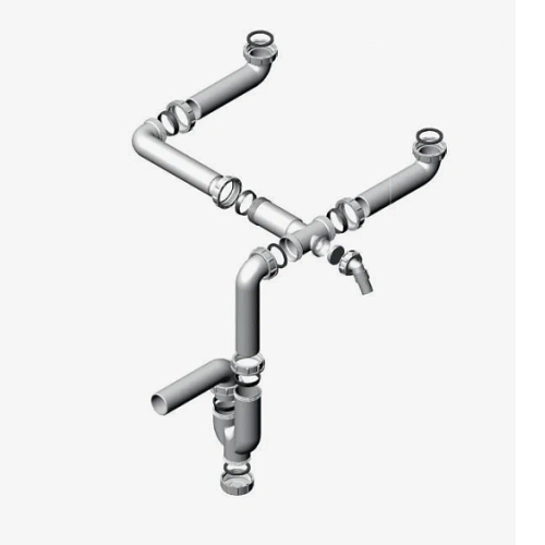Кухонная мойка ALVEUS BASIC 150 NAT-90 1136532 (в комплекте с сифоном 1130543)
