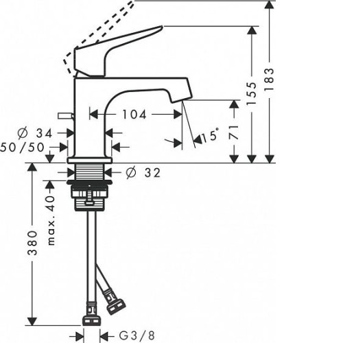 Смеситель AXOR Citterio M 34016000