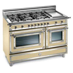 Комбинированная плита BERTAZZONI h48 6g mfe cr n/ottone