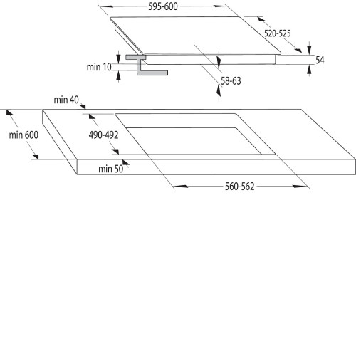 Варочная поверхность GORENJE GI6421SYB