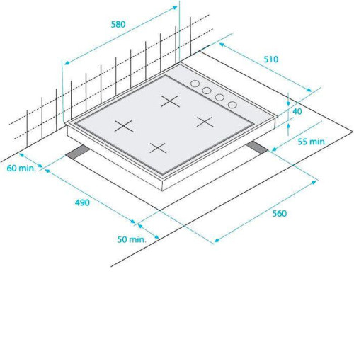 Газовая поверхность BEKO HIZG 64125 AR