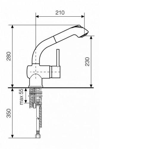 Смеситель ITALMIX INDUSTRIAL ID 0820 CAMEL сафари