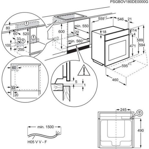 Духовой шкаф ELECTROLUX OKD5C51X
