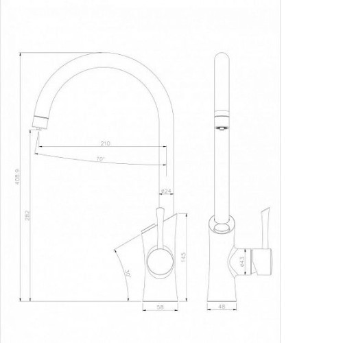 Смеситель LEMARK Comfort LM3072C хром