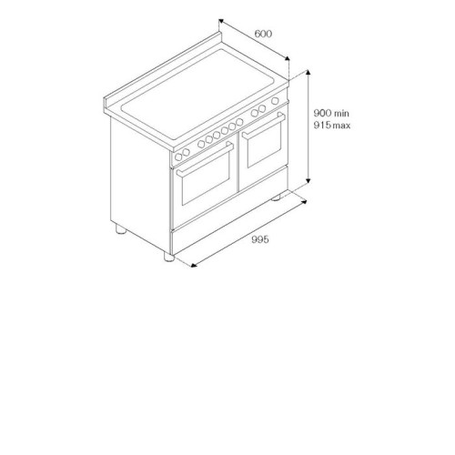 Варочный центр BERTAZZONI PRO105I3EXT