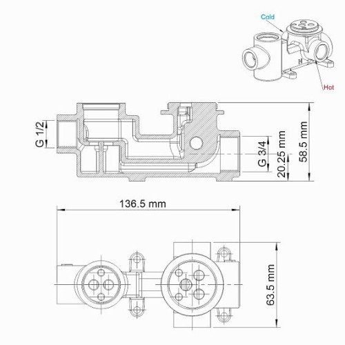 Смеситель WASSERKRAFT Wern 4241