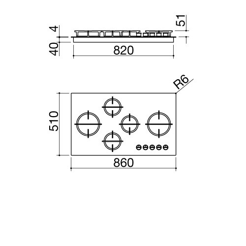Варочная поверхность BARAZZA 1PMD95N