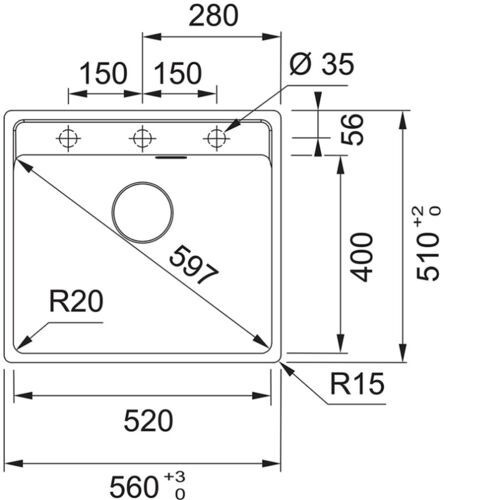 Кухонная мойка FRANKE MRG 610-52 белый (114.0661.646)