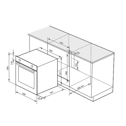 Духовой шкаф MILLEN MEO 6003 IX