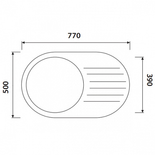 Кухонная мойка KAISER KGM-7750-W