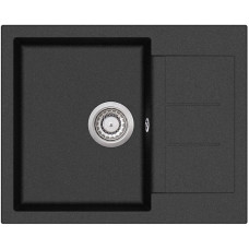 Кухонная мойка AQUASANITA Tesa SQT102AW (black metallic 601) Кухонная мойка AQUASANITA Tesa SQT102AW (black metallic 601)