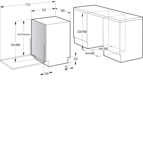 Посудомоечная машина GORENJE GV663C61