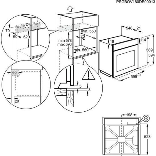 Духовой шкаф ELECTROLUX OKC8H39WV