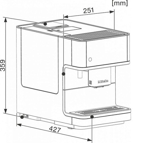 Кофемашина MIELE cm 6310
