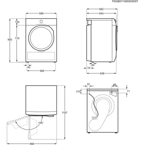 Сушильная машина ELECTROLUX EW8HN358SP