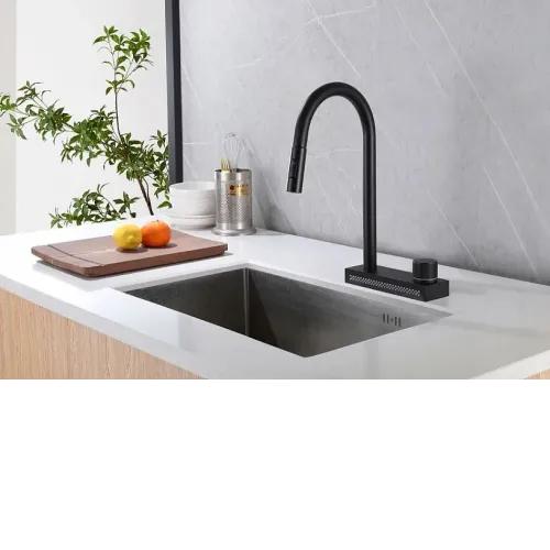 Смеситель ABBER Wasser Kreis AF8114B черный матовый