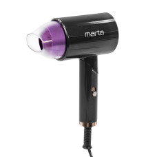 Фен MARTA MT-1261 черный чароит