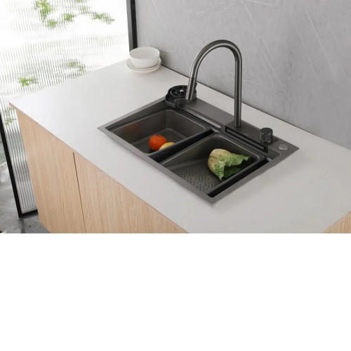 Кухонная мойка ABBER Wasser Kreis AF2194NG никель
