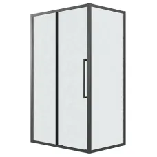 Душевое ограждение GROSSMAN 100.K33.02.120.21.02-200.K33.02.80.21.02 черный матовый