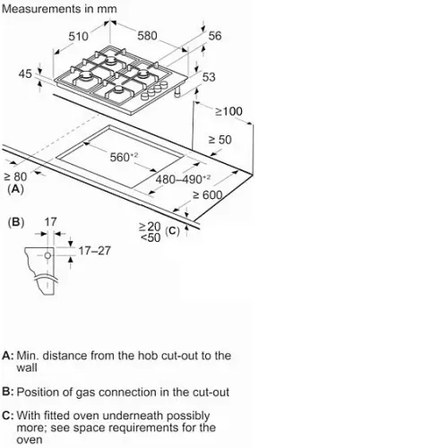 Варочная поверхность BOSCH PBP6C5K80O