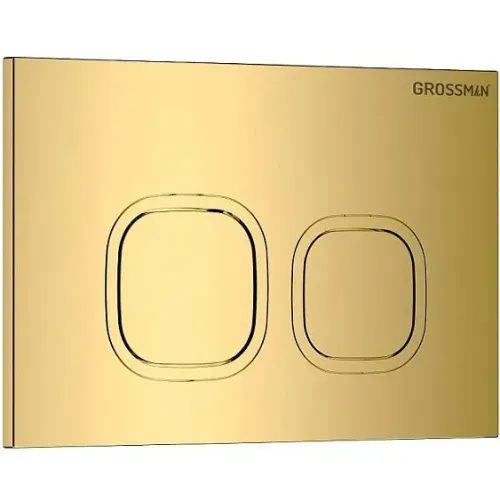Комплект GROSSMAN инсталляция 900.K31.01.000 + клавиша смыва 700.K31.02.300.300 золото глянцевый + унитаз GR-4478S