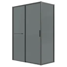 Душевое ограждение GROSSMAN 100.K33.05.100.21.10-200.K33.05.80.21.10 черный матовый Душевое ограждение GROSSMAN 100.K33.05.100.21.10-200.K33.05.80.21.10 черный матовый