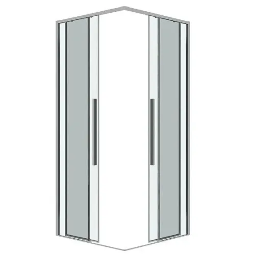 Душевое ограждение GROSSMAN 300.K33.01.9090.10.00 хром