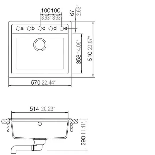 Кухонная мойка SCHOCK nemo 60 (n-100s) cristalite баварский камень
