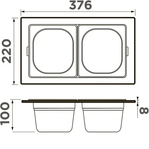 Контейнер OMOIKIRI DC-04-2-LG (4999086)