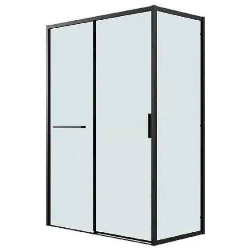 Душевое ограждение GROSSMAN 100.K33.05.110.21.00-200.K33.05.100.21.00 черный матовый