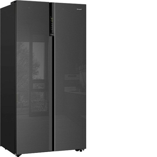 Холодильник WEISSGAUFF WSBS 600 NoFrost Inverter Inox Glass