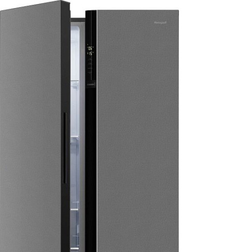 Холодильник WEISSGAUFF WSBS 600 NoFrost Inverter Bru Steel Glass