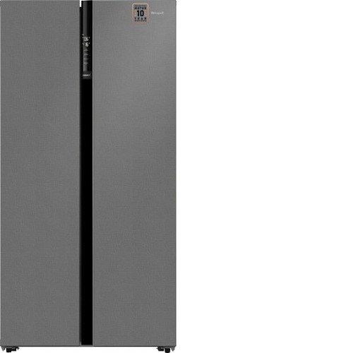 Холодильник WEISSGAUFF WSBS 600 NoFrost Inverter Bru Steel Glass