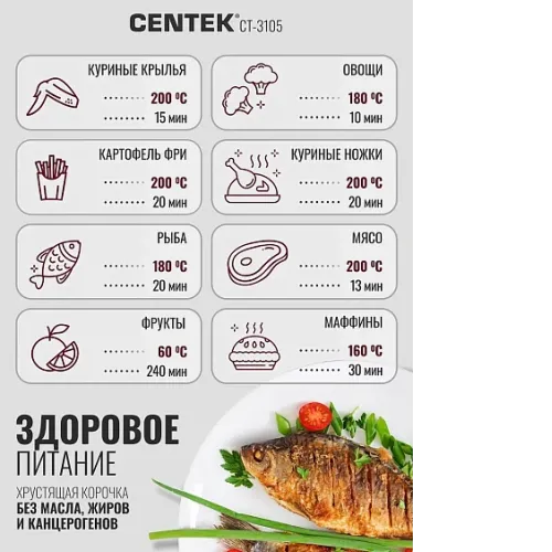 Аэрогриль CENTEK CT-3105