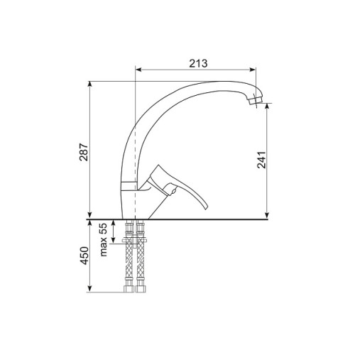 Смеситель WEISSGAUFF WG 00103 Sand