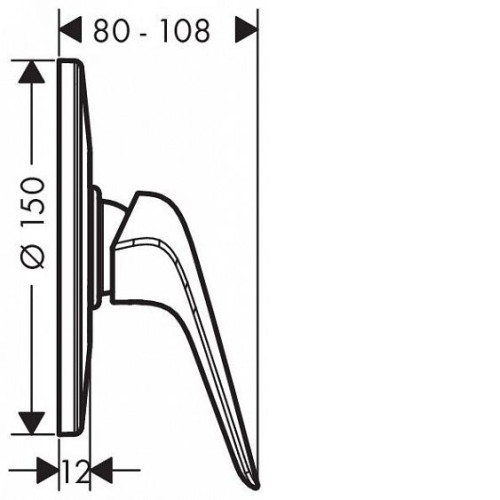 Смеситель HANSGROHE Novus 71068000 хром