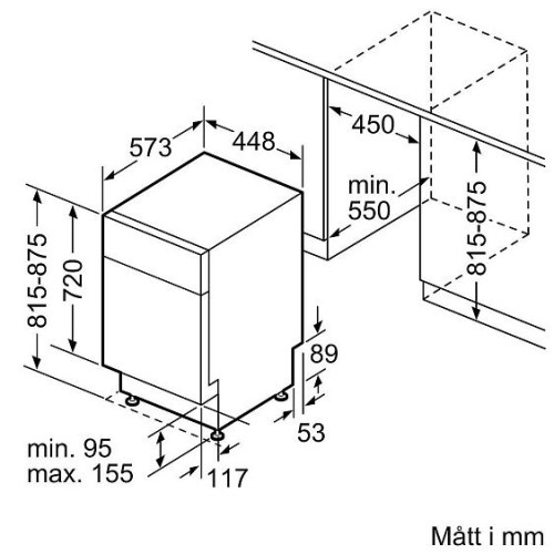 Посудомоечная машина BOSCH SPU 2HKW57S