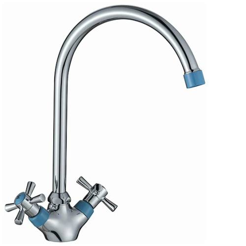 Смеситель DECOROOM DR51028 синий/хром