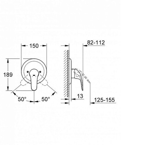 Смеситель GROHE Euroeco 19378000