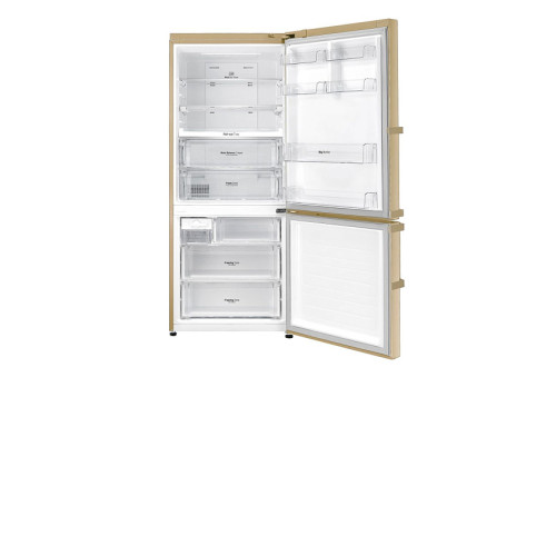 Холодильник LG GB-B548GVQZE бежевый