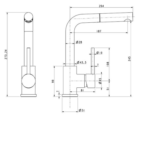 Смеситель PAULMARK Kassel Ka214311-401TB