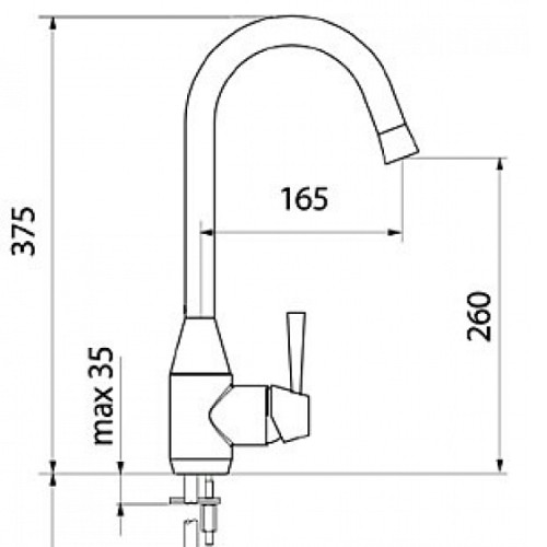 Смеситель WEBERT conic chrom cn920302015
