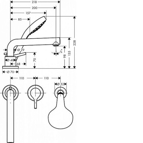 Смеситель HANSGROHE Talis S 72417000 хром