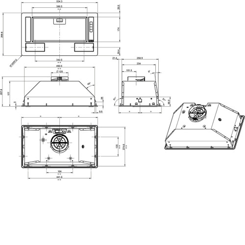 Вытяжка GORENJE BHI681EB