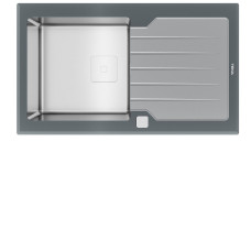 Мойка кухонная TEKA DIAMOND RS15 1B 1D 86 STONE GREY (115100021)
