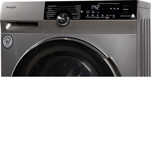 Стиральная машина WEISSGAUFF WM 4947 DC Inverter Steam Silver