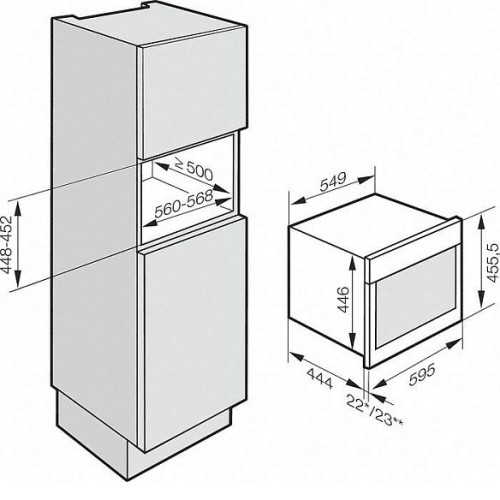 Духовой шкаф MIELE h 5080 bm ix