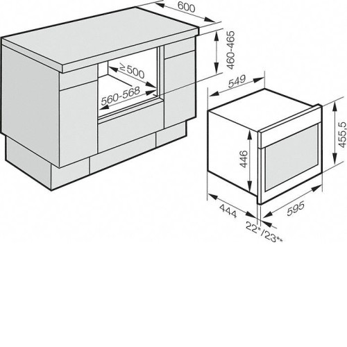 Духовой шкаф MIELE h 5080 bm ix