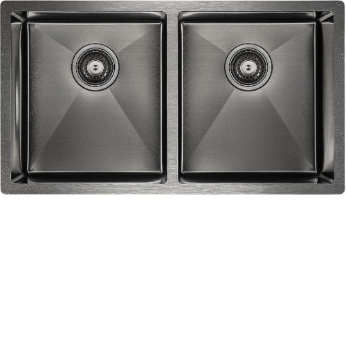Кухонная мойка PAULMARK Twin PM237844-GM